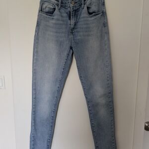 Levi's Blue Skinny Jeans with Faded Look